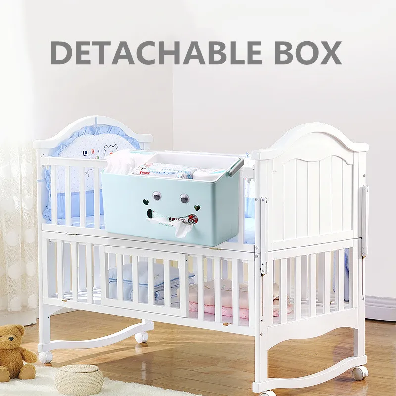 Baby Krippe Organizer Bett hängende Aufbewahrungstasche Windel für Baby R4G5 