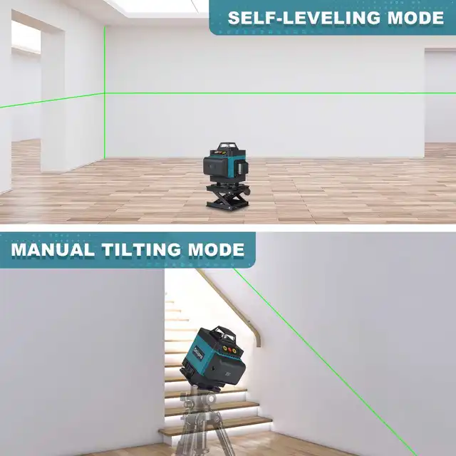 Makita-Niveau laser 4D vertical à 3 faces x 360 degrés, 16 lignes,  horizontal, bleu, batterie au lithium 21V, pour l'extérieur, PK SK700GD -  AliExpress