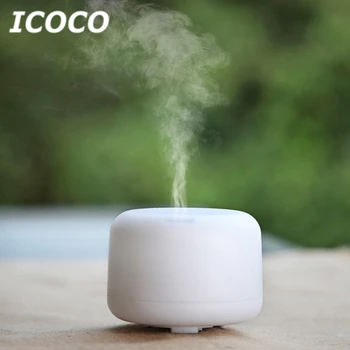 

ICOCO Novelty LED Night Light with Remote Control 300ML Oil Diffuser Air Humidifier Aroma Lamp Aromatherapy Electric Mist Maker