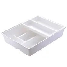 Настольный ящик для хранения, пластиковый ящик для кухонных столовых приборов, отделочный ящик для шкафа, палочки для еды, ящики для посуды, органайзер для ящиков