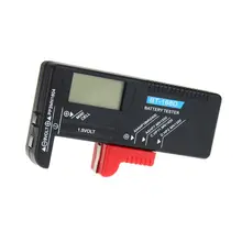 BT168D цифровой тестер емкости батареи ЖК-дисплей проверки для 9 в 1,5 в AA AAA сотового C D батареи