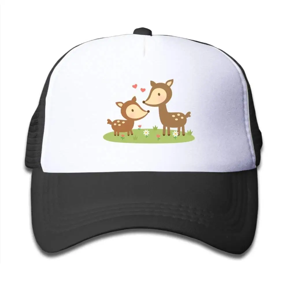 TSDFCMesh бейсболки Snapback Hat олень мама и ребенок Мальчики-девочка, черный, один размер