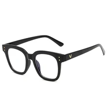 Новинка октября, модные ретро очки с рисовыми ногтями, анти-Blu-ray, компьютерные очки унисекс, простой синий светильник, блокирующие очки, Повседневные очки