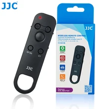 Jjc controlador de controle remoto sem fio para sony a9 ii a7 iii a7r iii a7r iv a6100 a6600 DSC-RX100 vii substituir RMT-P1BT comandante