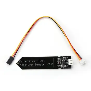 

Capacitive Soil Moisture Sensor Not Easy To Corrode Wide Voltage DC 0-3.0V Capacitive Soil Moisture Sensor Module PCB Board Kit