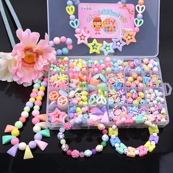 Kit de cuentas para hacer pulseras para niños y niñas, juguetes para hacer pulseras, rompecabezas hechos a mano, DIY, 24 cuadrículas, 3, 5, 7, 9 y 11