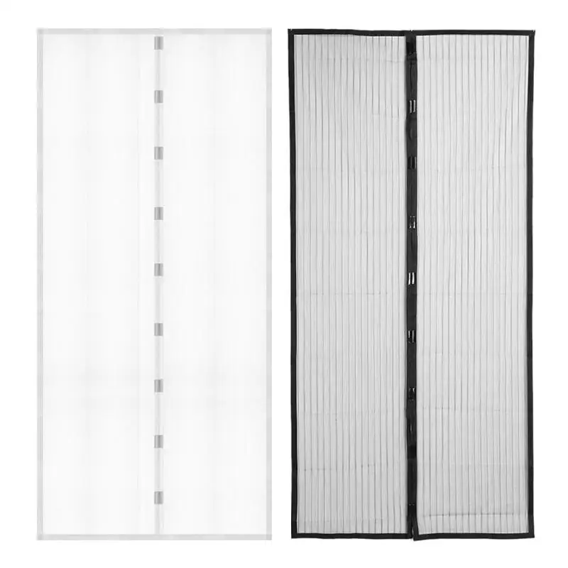 

1 Pair Hand Free Magnetic Mosquito Net Door Curtain Anti Mosquito Tulle Door Screen Net Fly Bug Mesh Insect Netting Magnets