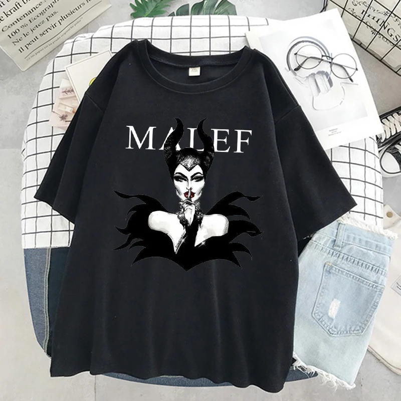 2020 Disney Autumn New Fashion Villains Bad Girl Have More Fun t-shirt Graphic Tops Tees 90s Harajuku T-shirt Gothic T-shirt funny t shirts Tees