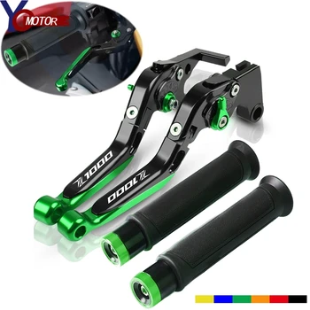 

CNC Accessories Motorcycle Brake Clutch Lever Motor Hand Grip Handlebar For KAWASAKI Z1000 Z 1000 2007-2016 2015 2014 2013 2008