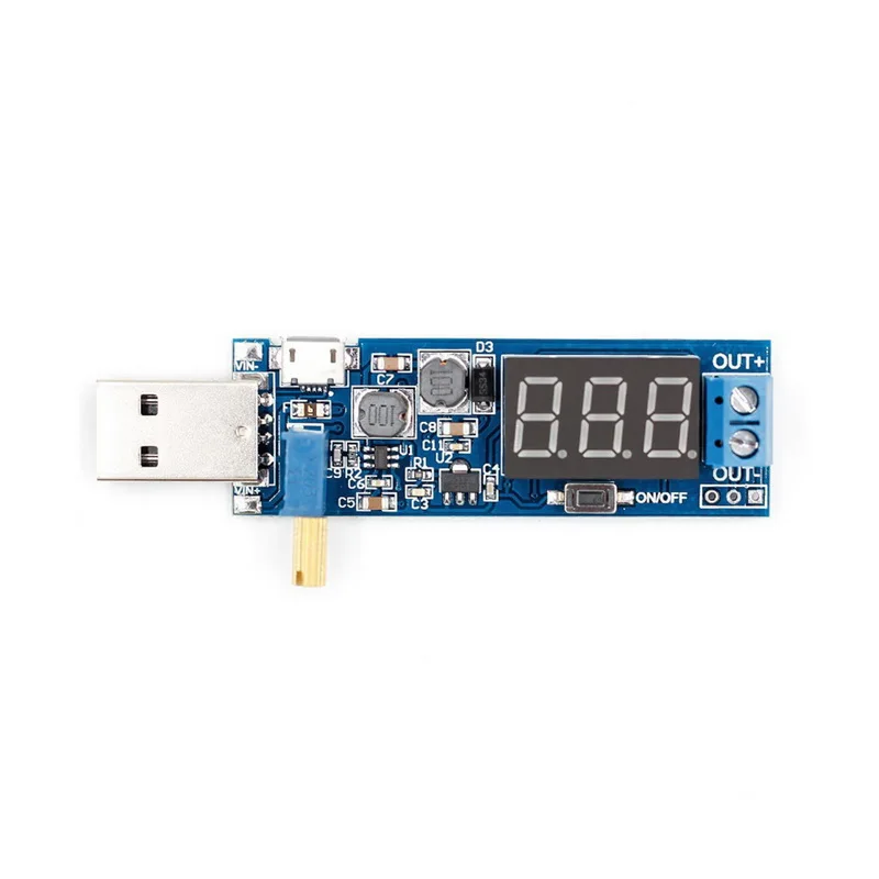 DC USB Шаг Питание при напряжении от 5 В до 3 V 9 12 24 постоянного тока плата