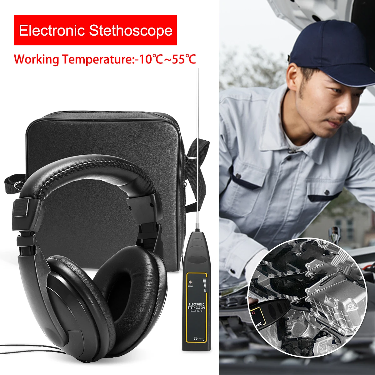 100 db Electronic Stethoscope Leak Detector Water