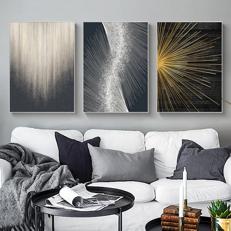 Abstract Luxury Canvas Art Painting Modern Minimalist Picture Wall Home Decor Poster and Print for Living Room Design | Дом и сад