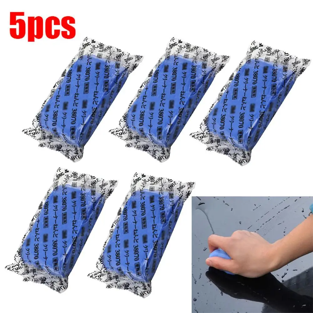 

1/5x Car Cleaning Mud Cleaning Magic Clay Car Wash Mud Magic Clean Clay Clean Glue Home Office Electronic Cleaning Tool For Car