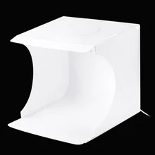 Одиночный светодиодный складной портативный фото видео бокс освещение студия съемки палатка коробка комплект Emart диффузная студия софтбокс Лайтбокс
