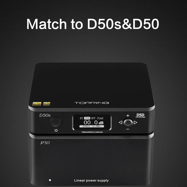 Topping P50 Linear Power Supply Made For D50s A50 Dx3 Pro