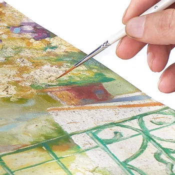 

12pcs Practical Nylon Cusp DIY Manicure Tool Modeling Craft Nail Art Easy Apply Detail Liner Paint Brush Set Hair Pen Extra Fine