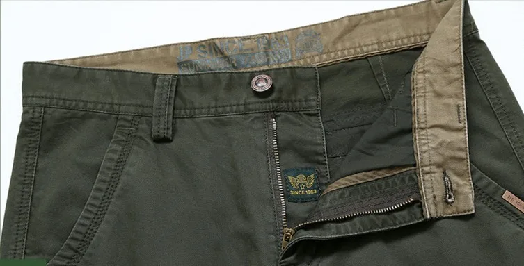 Новые мужские брюки карго с несколькими карманами, мешковатые мужские брюки, военные повседневные брюки, комбинезоны, армейские брюки, джоггеры, большие размеры 40, 42, 44, хлопок