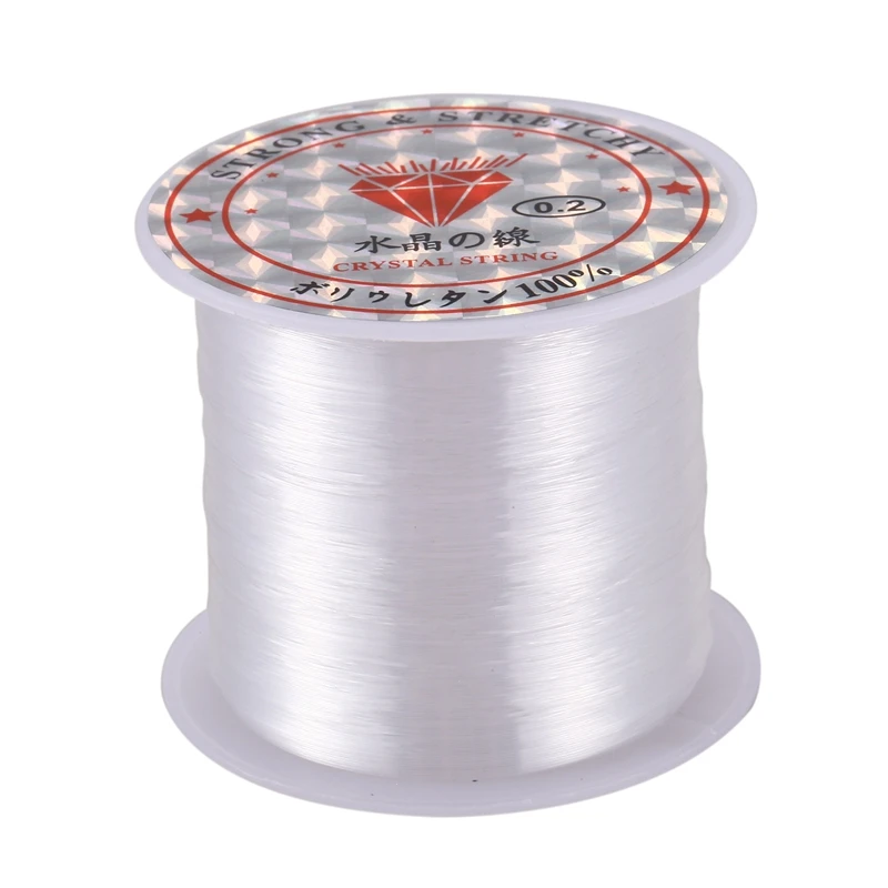 

0.2mm Diameter Clear Nylon Fish Fishing Line Spool Beading String