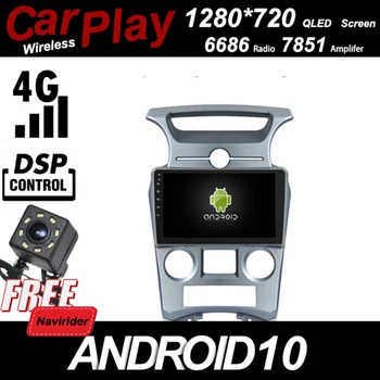 

Qled 1280*720 Screen Car Android 10 Player for KIA CARENS 2007 2011 stereo Automotive Carplay Bluetooth GPS Radio Head Unit