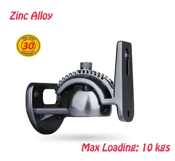 

Sound Speaker Hanging Bracket Speaker Mount Holder Load 10kg 22lbs Universal Zinc alloy Sound Speaker Wall Bracket Mount GU8T