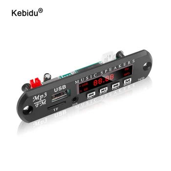 Kebidu 6v 9v 12v Mp3デコーダボードリモートモジュールaux 3 5ミリメートルtf Fmラジオオーディオmp3プレーヤーusb車 のリモート音楽スピーカー Online Kh Skyhouses Se
