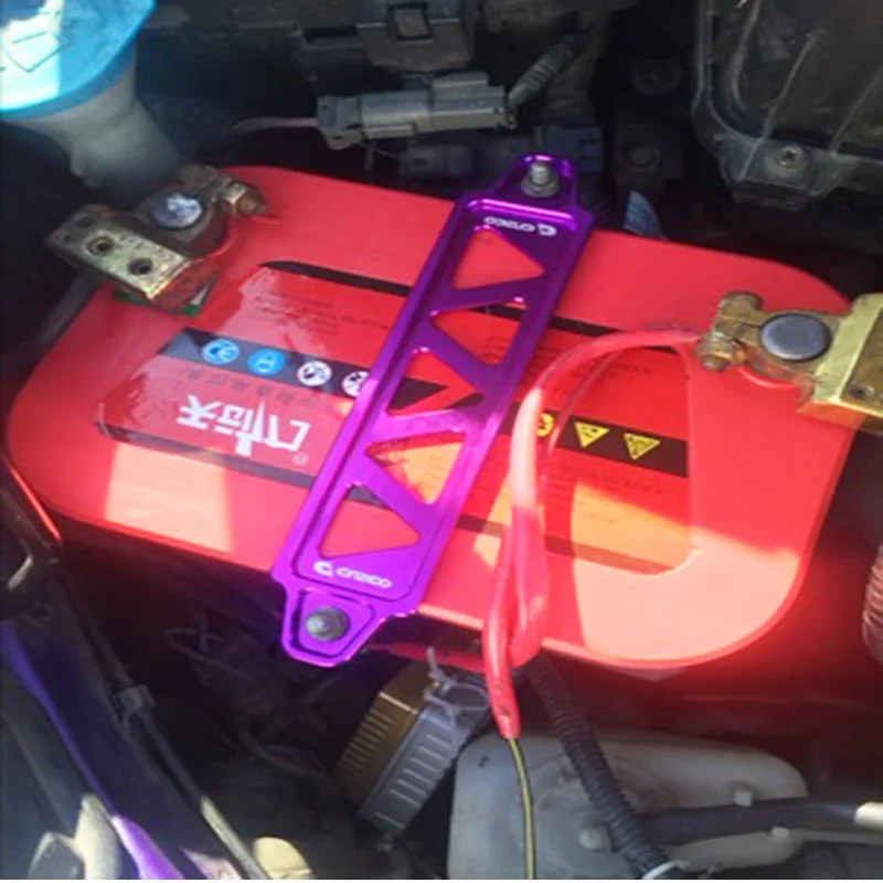 3 5 отверстия алюминиевый сплав Автомобильный кронштейн для аккумулятора зажим