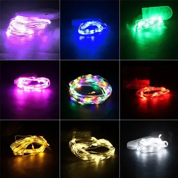 

10M 100LED 3AA Battery Silver Wire String Light Christmas New Year Wedding Decoration Light With 8 Function Remote Control
