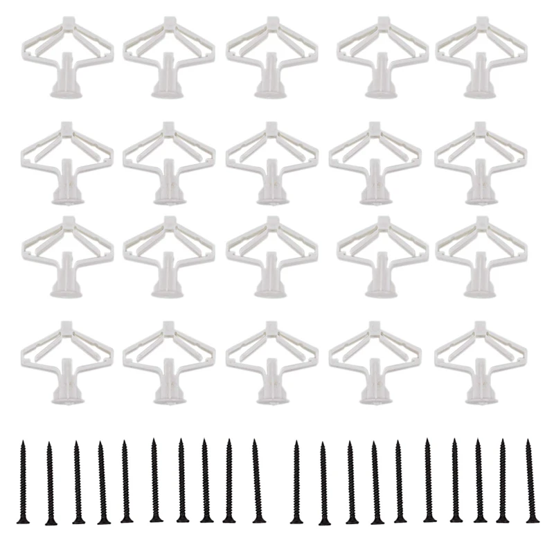 

Aircraft Expansion Anchor Bolts Gypsum Board Expansion Screw- (20Pcs/Set)
