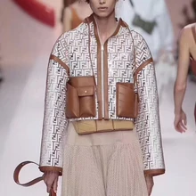 Кожаная куртка Для женщин с капюшоном прозрачная искусственная Искусственная кожа пальто Для женщин Хай-стрит