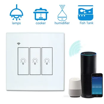 

Smart home switch Wi-Fi voice remote control touch switch EU