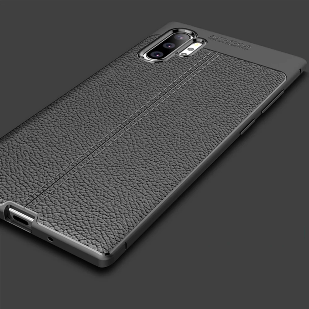Для samsung Galaxy Note 10+ чехол кожаный чехол прочный ТПУ чехол для телефона samsung Note10 Plus чехол Полный защитный бампер