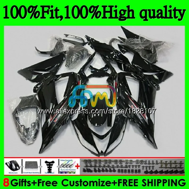 Инъекции для KAWASAKI ZX 6R ZX-636 ZX 636 ZX636 25BS. 34 ZX-6R ZX6R 13 Завод blk 14, 15, 16, 17, 2013 обтекатель