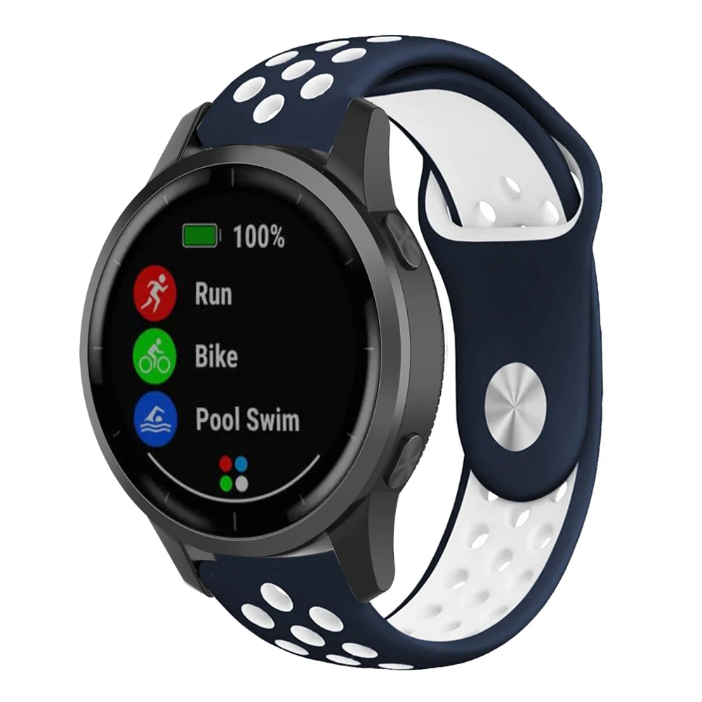 22 мм ремешок для часов Ремешок для Garmin Vivoactive 4/Galaxy Watch 46 мм Смарт-часы браслет спортивный браслет для gear S3 Frontier Correa