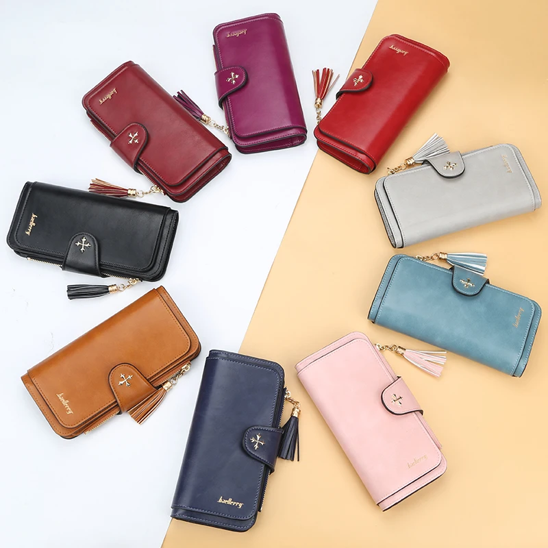 

Designer Wallets Famous Brand Women Wallet 2019 Buckle Zipper Long Wallet Multi color Card Phone Bag Clutch Package Large Purses