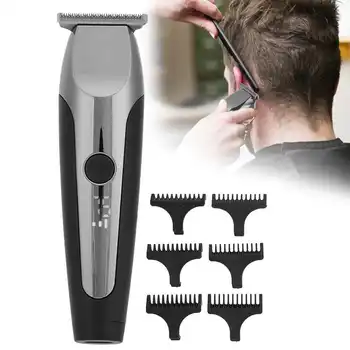 

Professional Electric Hair Clipper Household Hair Trimmer Cutting Machine LCD Display With 6 x Limit Combs (1/2/3/4/5/6mm) Brush