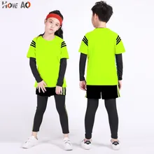 HOWE AO, спортивная одежда, костюм для бега, детская одежда для бега, одежда для фитнеса, колготки для спортзала, для мужчин, для мальчиков, тренировочная спортивная одежда, компрессионные комплекты одежды
