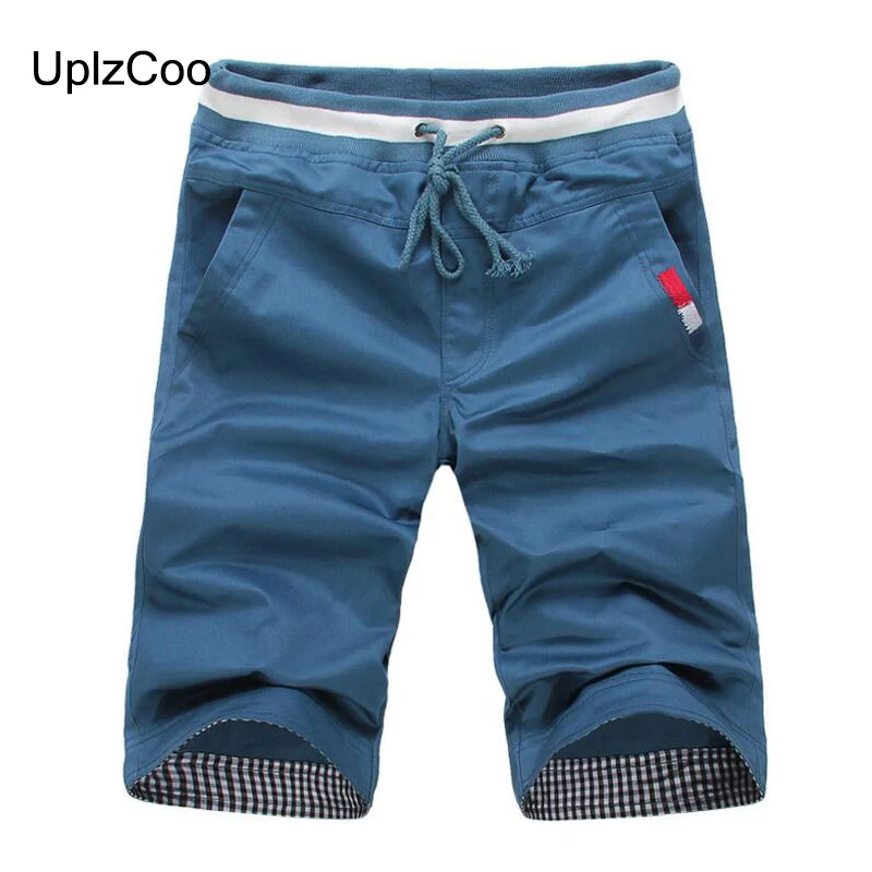 UplzCoo 2019 новые мужские короткие летние хлопковые пять шорты спортивные тонкие мужские повседневные яркие цвета мужские уличные шорты FM188