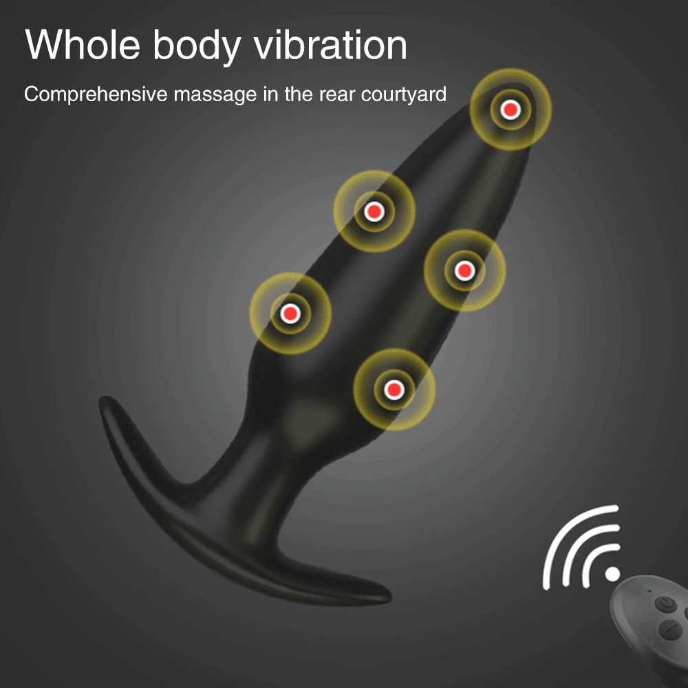 Vibrating Butt Plugs Dildo Vibrator Prostate Massage Wireless Remote Control Anal Plug G spot Stimulator