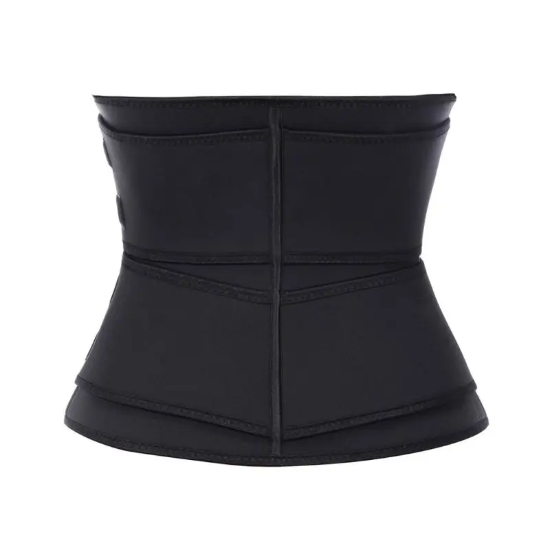Waist Trainer Belt Dual Strap Adjustable Lady Trimmer Slimmer Body Shaper Strap For Sports Cincher