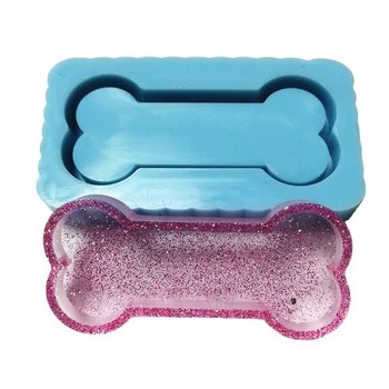 

Dog Bone Quicksand Casting Molds Epoxy Resin Shaker Mold Pendant Jewelry Making R3MC