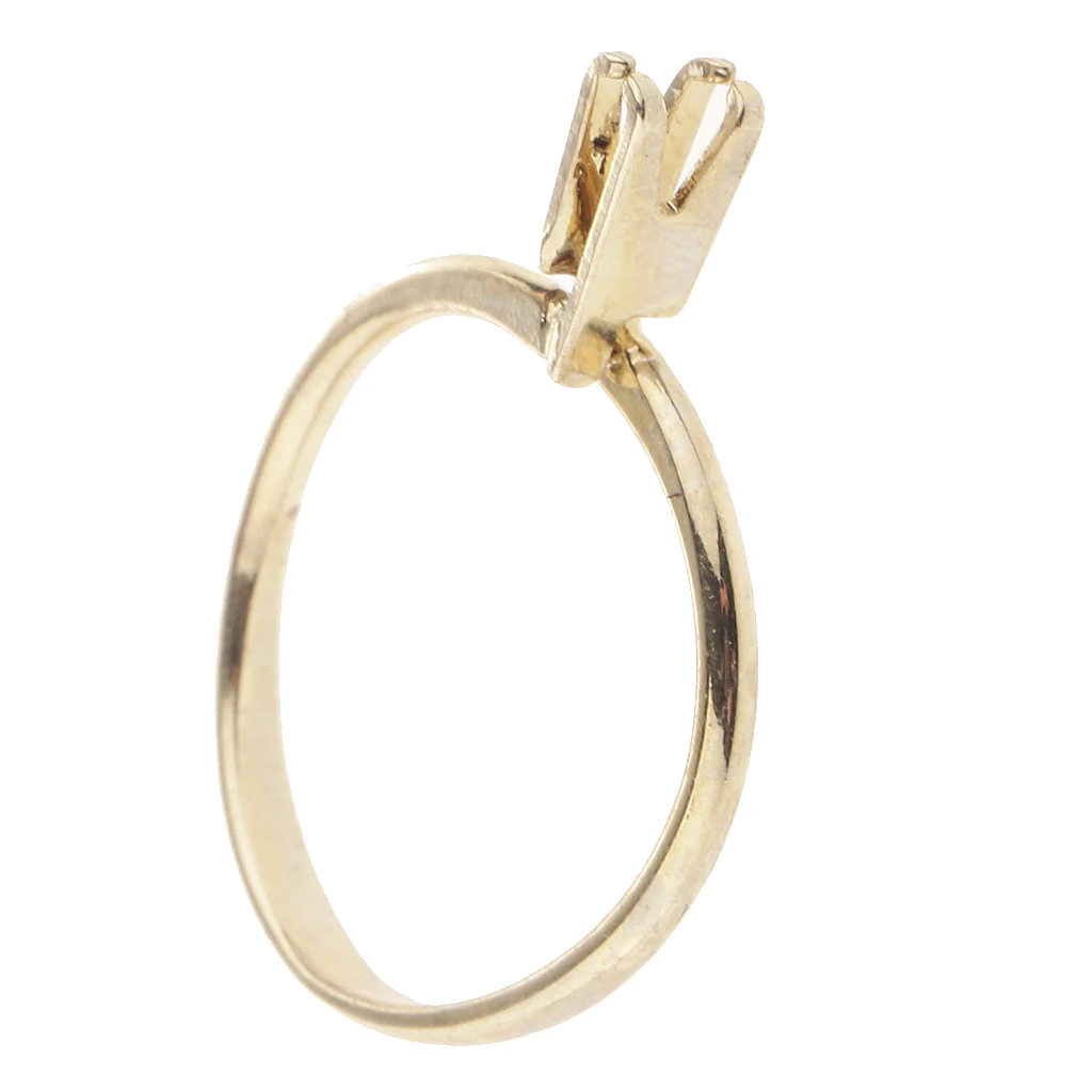 Stainless Steel Spring Type Ring Stone Holder Display Jewelry Tools