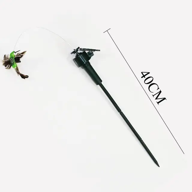 Napenergiával Működő Repülő Tollú Szárny Hamis Kolibri Udvar Kerti Díszes Dekoráció Udvari Dekorációs Kellékek - Image 6