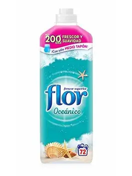 

Flor Frescor Oceánico - Suavizante Concentrado para la Ropa, 72 dosis