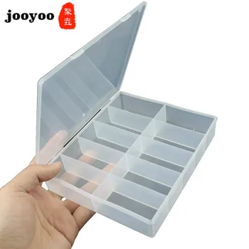 

1pcs Multifunctional High Resistance 10 Compartments Transparent Visible Strength Plastic Fishing Lure Fishing Tackle Bait Box