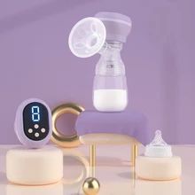 

Portable Breast​ Pump Electric Breast​ Massager Breastfeeding USB Charging Mute Manual Automatic Milker Baby Bottles BPA Free