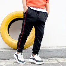 Г. Сезон осень-зима; корейский стиль; стиль; детская одежда для мальчиков; бархатные брюки; детские трикотажные плотные повседневные брюки