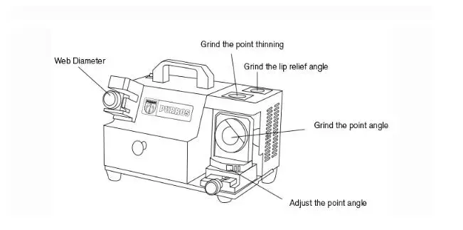 One Pcs 220V Drill Bit Sharpener MR-13D Grinder Machine(Z13)