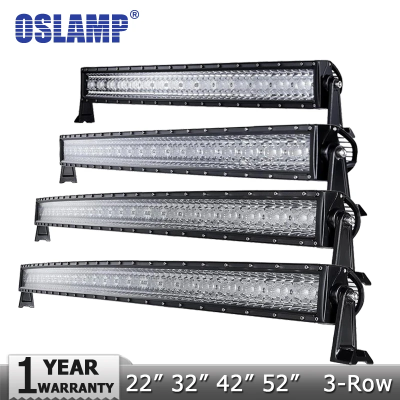 Oslamp 3 ряд 14 &quot22&quot 32 &quotизогнутый СВЕТОДИОДНЫЙ светильник Бар Offroad Спот +