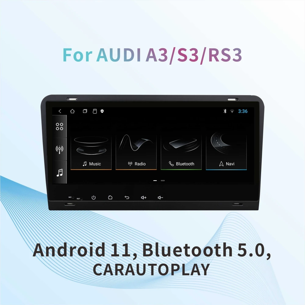 Автомагнитола WINHONGTEK 8 дюйма 2 + 96 ГБ Android 11 RDS Din Автомобильный плеер 1080P 4K