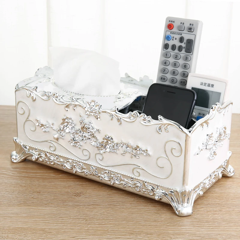 

European Style Acrylic Tissue Box KTV Handkerchief Toilet Paper Holder